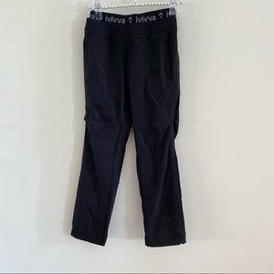 Ivivva Girl’s Black Dance Pants Size 8
